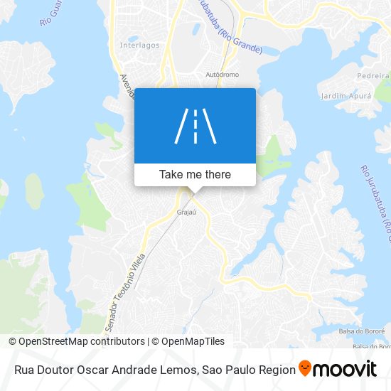 Rua Doutor Oscar Andrade Lemos map