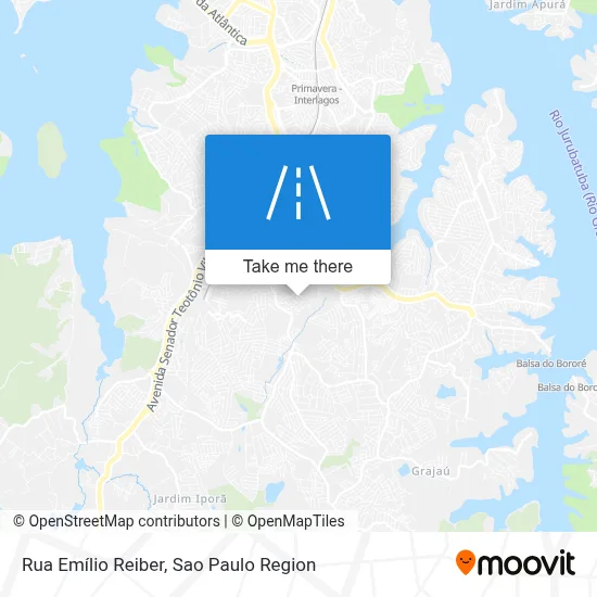 Rua Emílio Reiber map