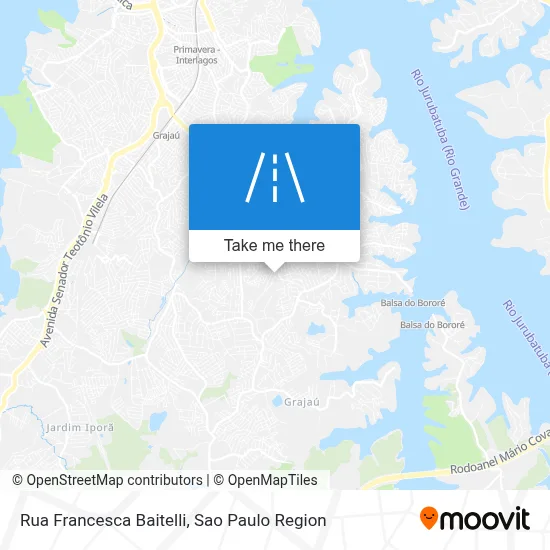 Rua Francesca Baitelli map