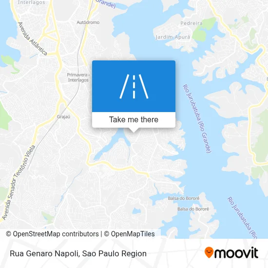 Rua Genaro Napoli map
