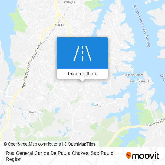 Rua General Carlos De Paula Chaves map