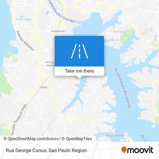 Rua George Conus map