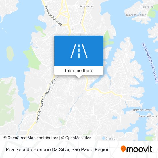 Rua Geraldo Honório Da Silva map