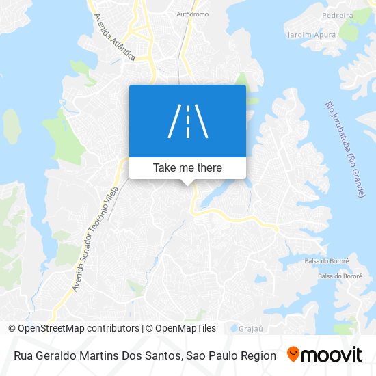 Rua Geraldo Martins Dos Santos map