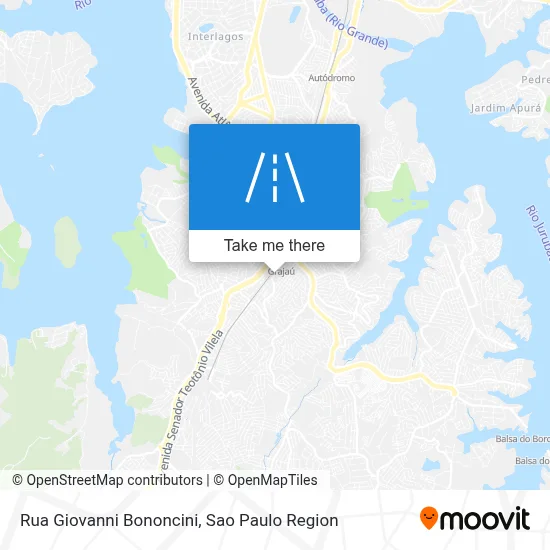 Rua Giovanni Bononcini map