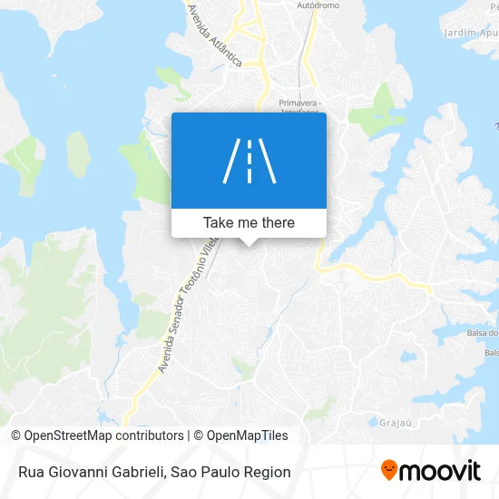 Rua Giovanni Gabrieli map
