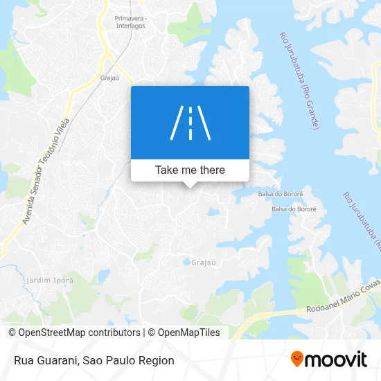 Rua Guarani map