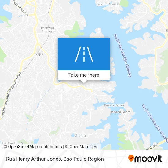 Rua Henry Arthur Jones map