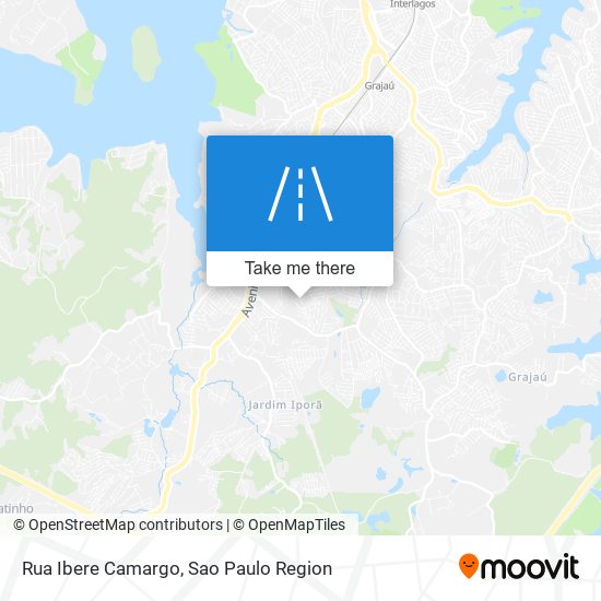 Mapa Rua Ibere Camargo