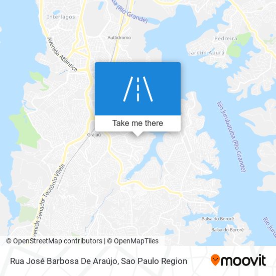 Mapa Rua José Barbosa De Araújo