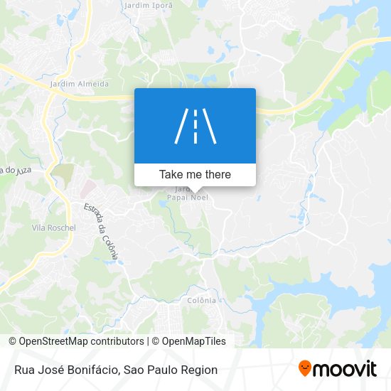 Rua José Bonifácio map