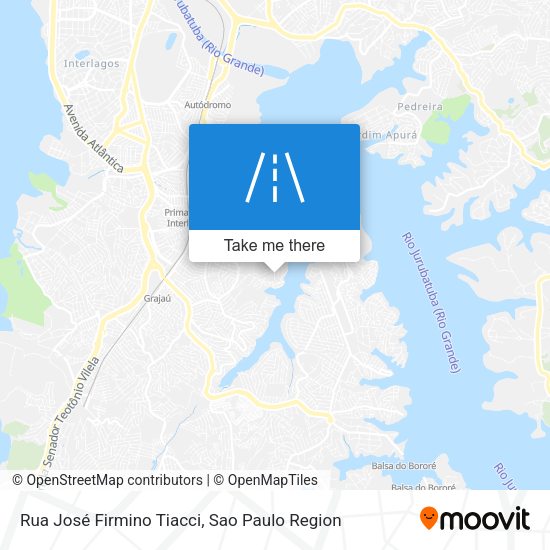 Rua José Firmino Tiacci map