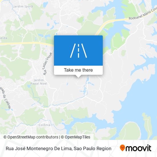 Rua José Montenegro De Lima map