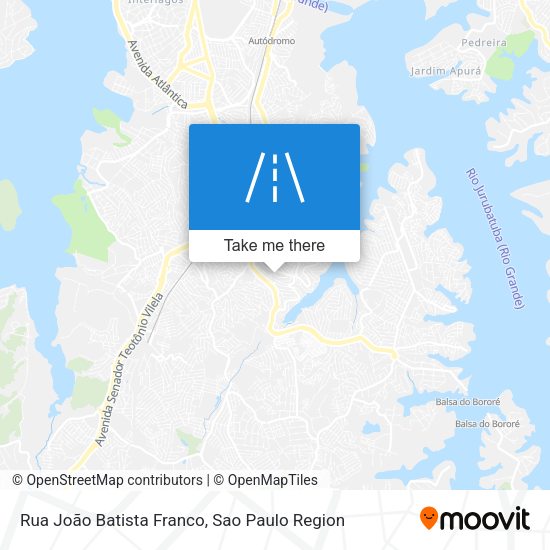 Rua João Batista Franco map