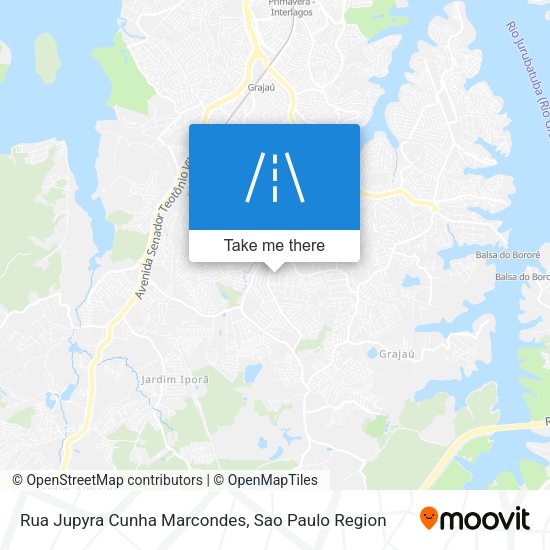 Rua Jupyra Cunha Marcondes map