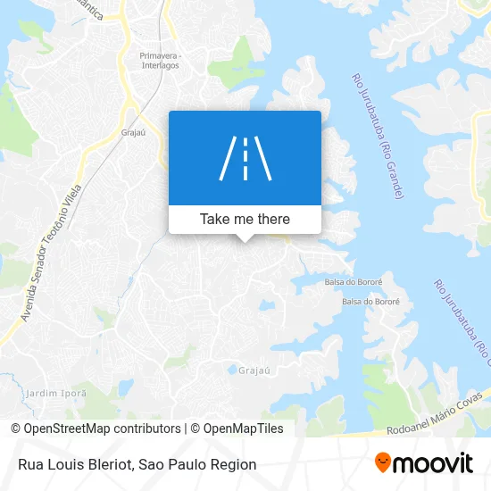 Rua Louis Bleriot map