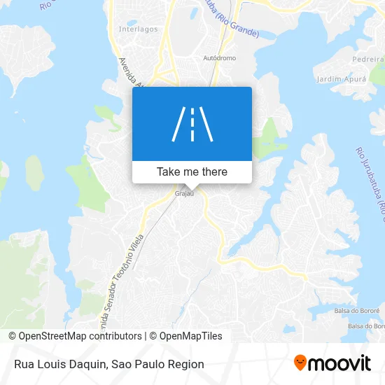 Rua Louis Daquin map