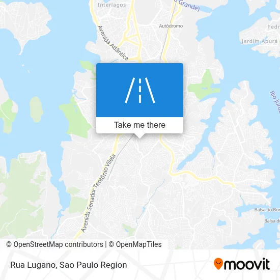 Rua Lugano map