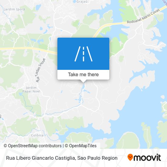 Rua Líbero Giancarlo Castiglia map
