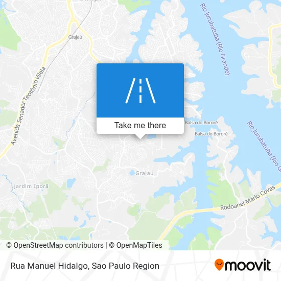 Rua Manuel Hidalgo map