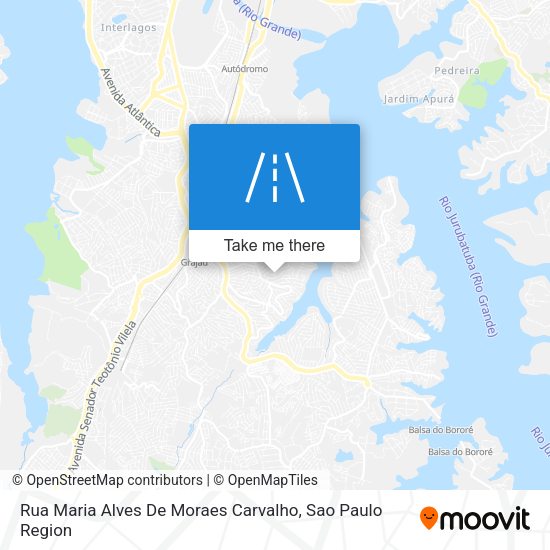 Rua Maria Alves De Moraes Carvalho map