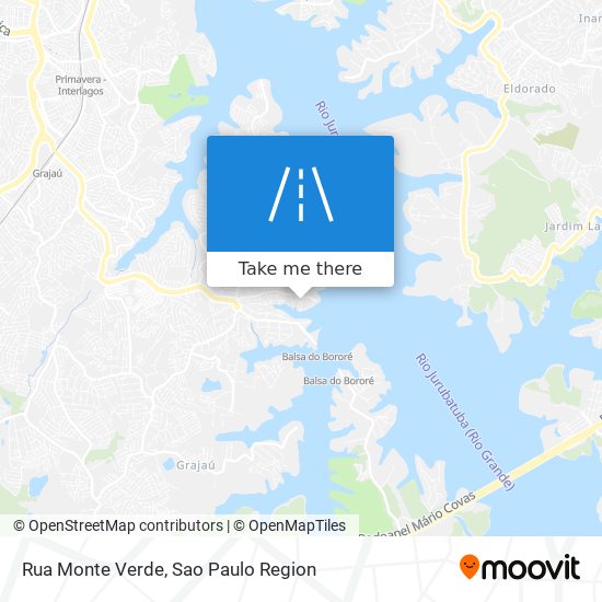 Rua Monte Verde map