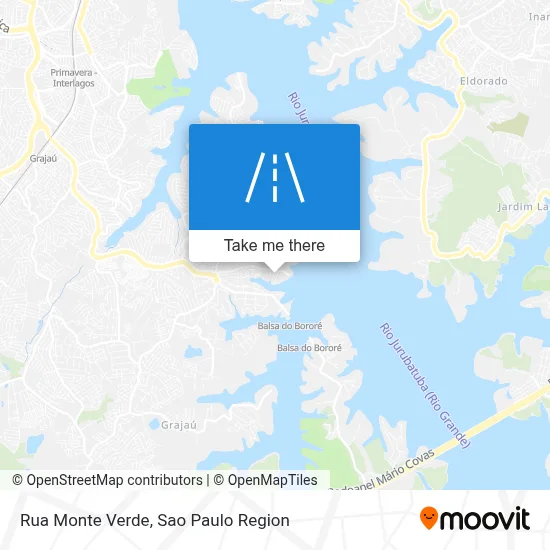 Rua Monte Verde map