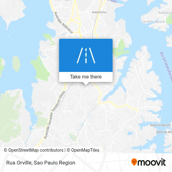 Rua Orville map