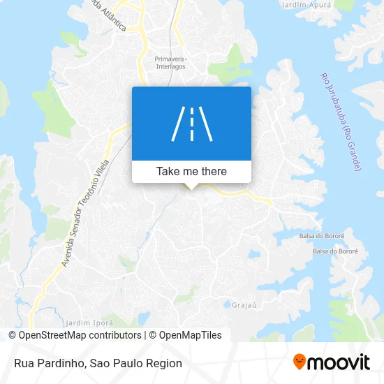 Rua Pardinho map