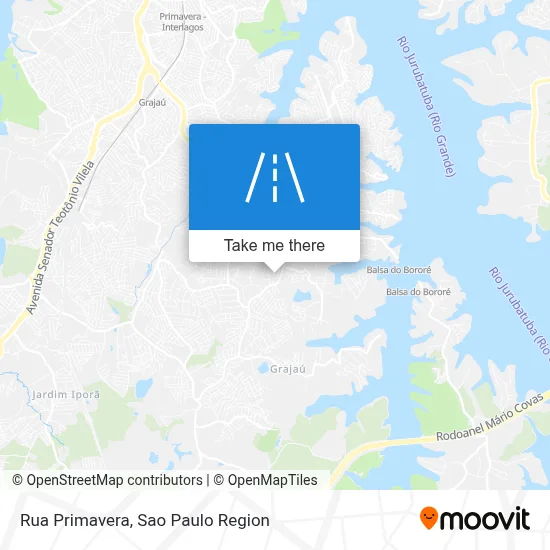 Rua Primavera map