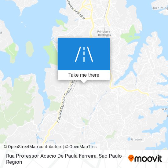 Rua Professor Acácio De Paula Ferreira map