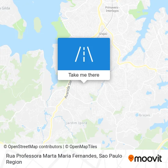 Rua Professora Marta Maria Fernandes map