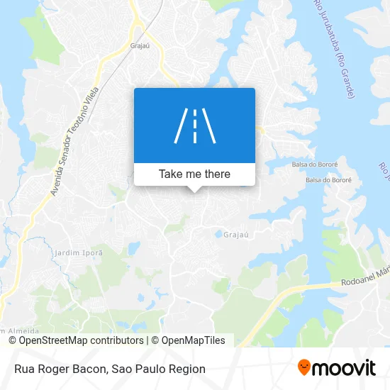 Rua Roger Bacon map