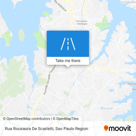 Rua Rousaura De Scarlatti map