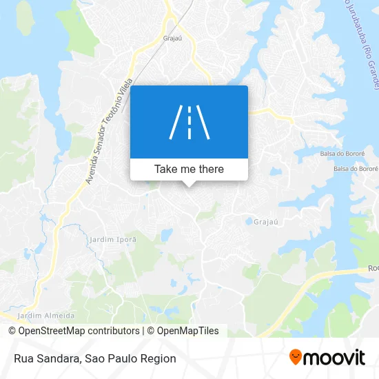 Rua Sandara map