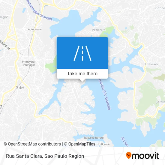 Rua Santa Clara map