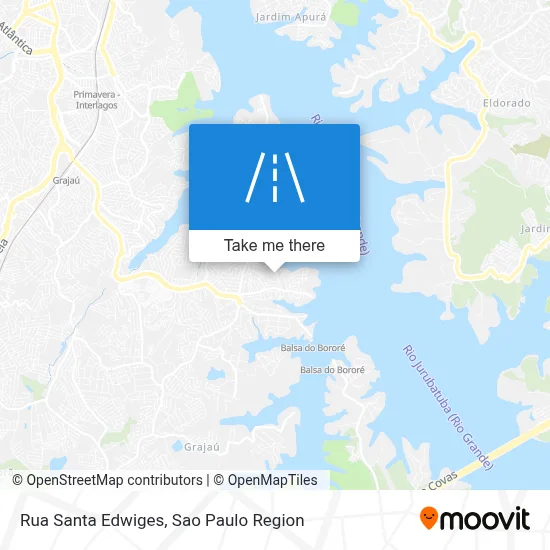 Rua Santa Edwiges map