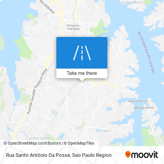 Rua Santo Antônio Da Posse map