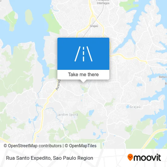 Rua Santo Expedito map