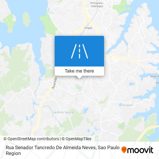 Rua Senador Tancredo De Almeida Neves map