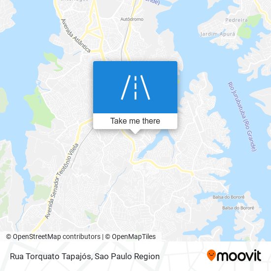 Mapa Rua Torquato Tapajós