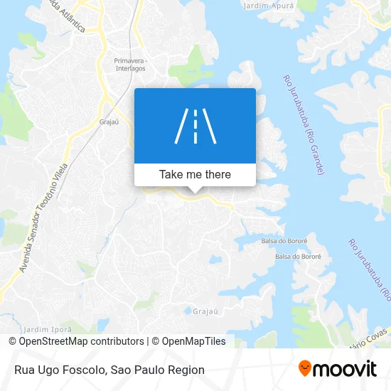 Rua Ugo Foscolo map
