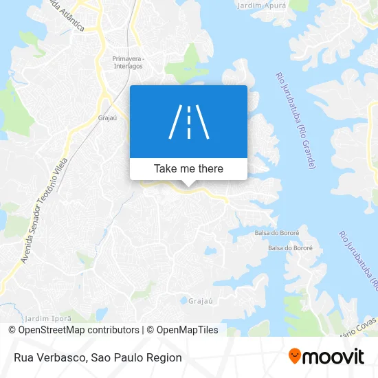 Rua Verbasco map