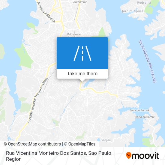 Rua Vicentina Monteiro Dos Santos map