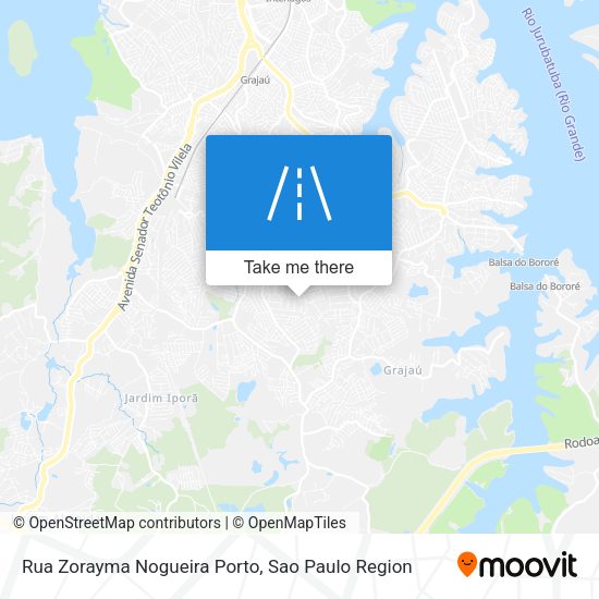 Rua Zorayma Nogueira Porto map
