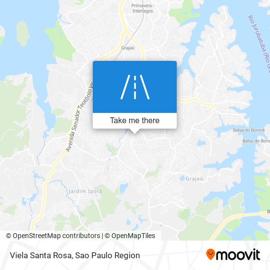 Viela Santa Rosa map