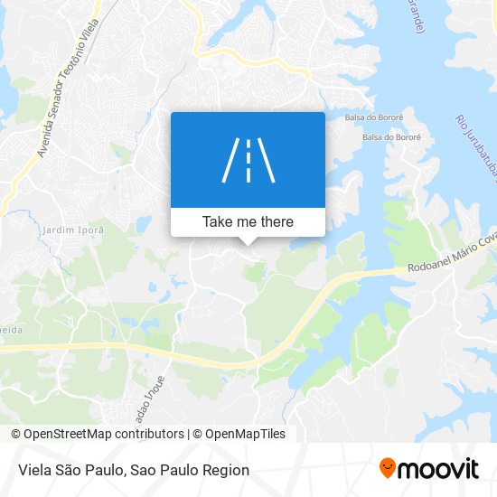 Viela São Paulo map