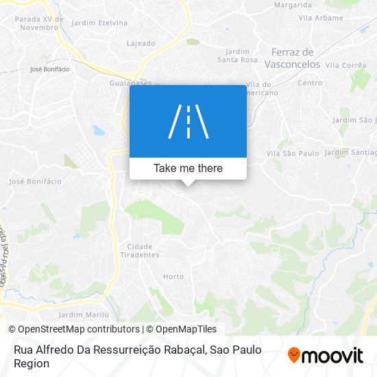 Mapa Rua Alfredo Da Ressurreição Rabaçal