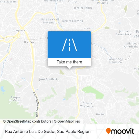 Rua Antônio Luíz De Godoi map