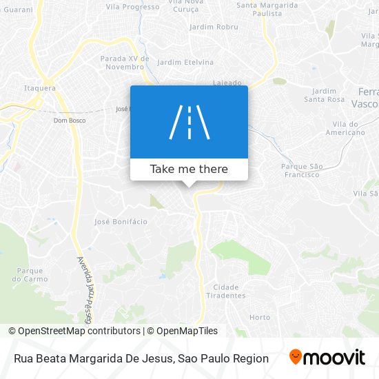 Rua Beata Margarida De Jesus map